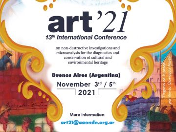 ART’21 – 13th International Conference on non-destructive investigation and microanalysis for the diagnostics and conservations of cultural and environmental heritage