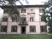 La villa Bonasi Benucci, in provincia di Modena, edifici danneggiati dal sisma del 2012, dove è stata effettuata la sperimentazione in sito