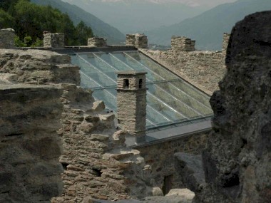 Bellaguarda castle in Tovo (SO) - restoration