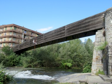 Pedestrian wooden footbridges in Verbania - Diagnosis