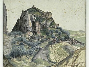 Ispezioni su fune al castello di Arco di Trento