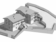 Modello BIM Caserma Carabinieri Lavarone Modello BIM Caserma Carabinieri Lavarone