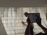 Rilievo 2D delle armature di un muro in cemento armato