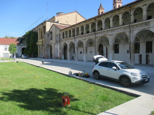 Indagini diagnostiche presso il Palazzo del Dugentesco a Vercelli