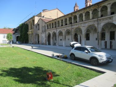 Indagini diagnostiche presso il Palazzo del Dugentesco a Vercelli