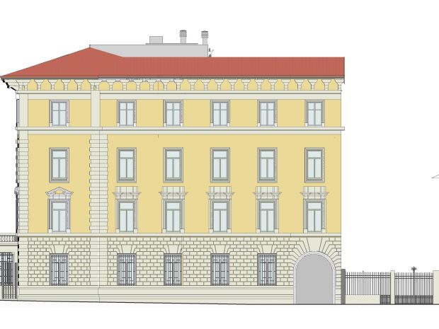 prospetto Sud Est modello BIM prospetto Sud Est modello BIM